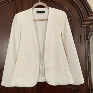 Zara cape jacket white M